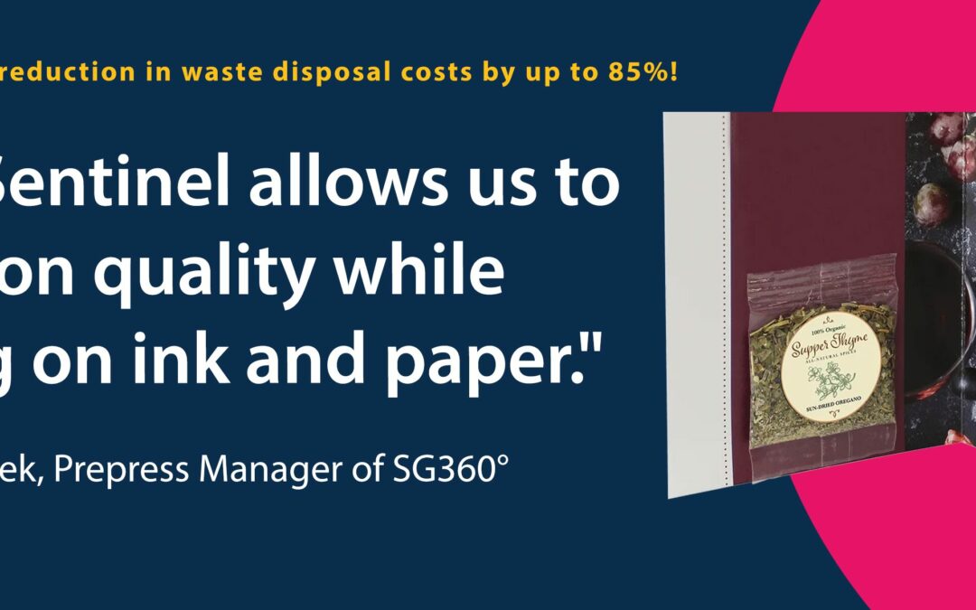 SG360 Uses Sentinel iPro Automated Ink Dispensing to Manage Printing of Colorful Direct Mail